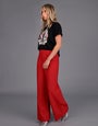 Wide Leg Knit Tux Pant