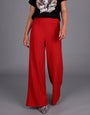 Wide Leg Knit Tux Pant