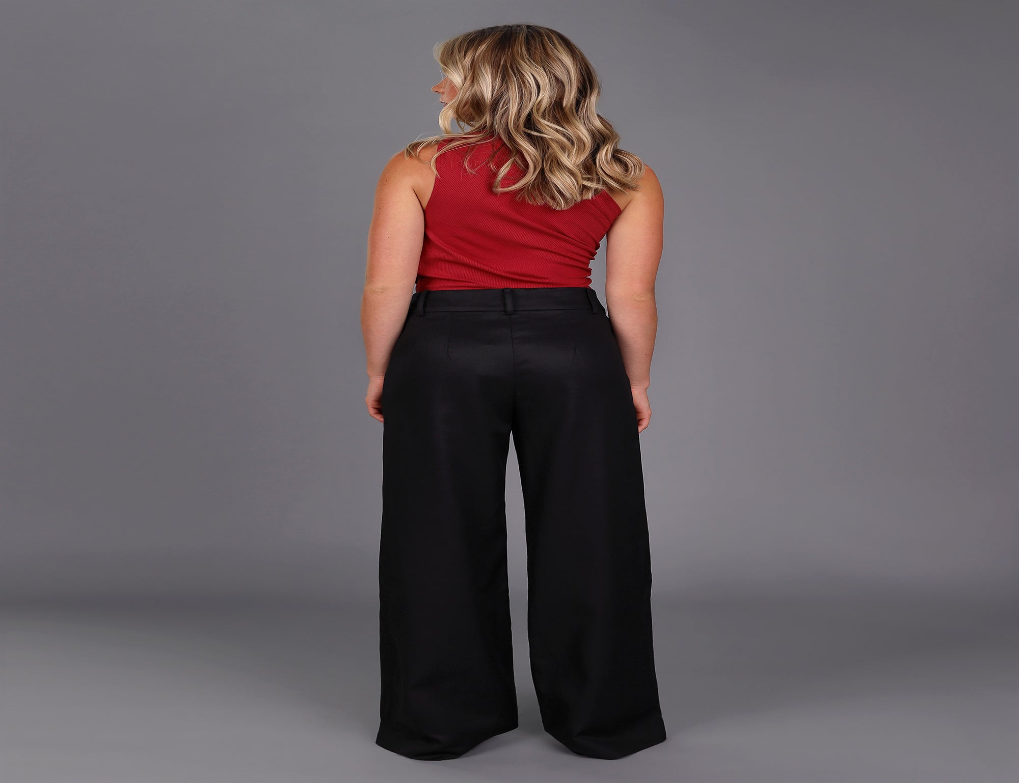 Wide Leg Tailored Trouser