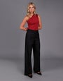 Wide Leg Tailored Trouser