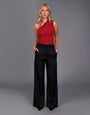 Wide Leg Tailored Trouser